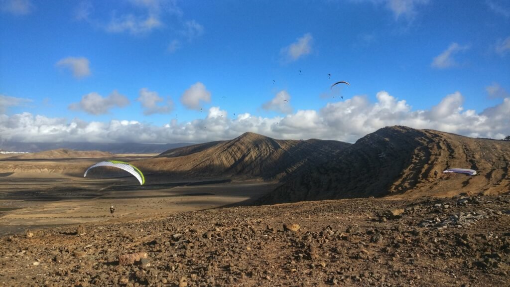 Lanzarote Paragliding with Sky Riders at El Cuchillo