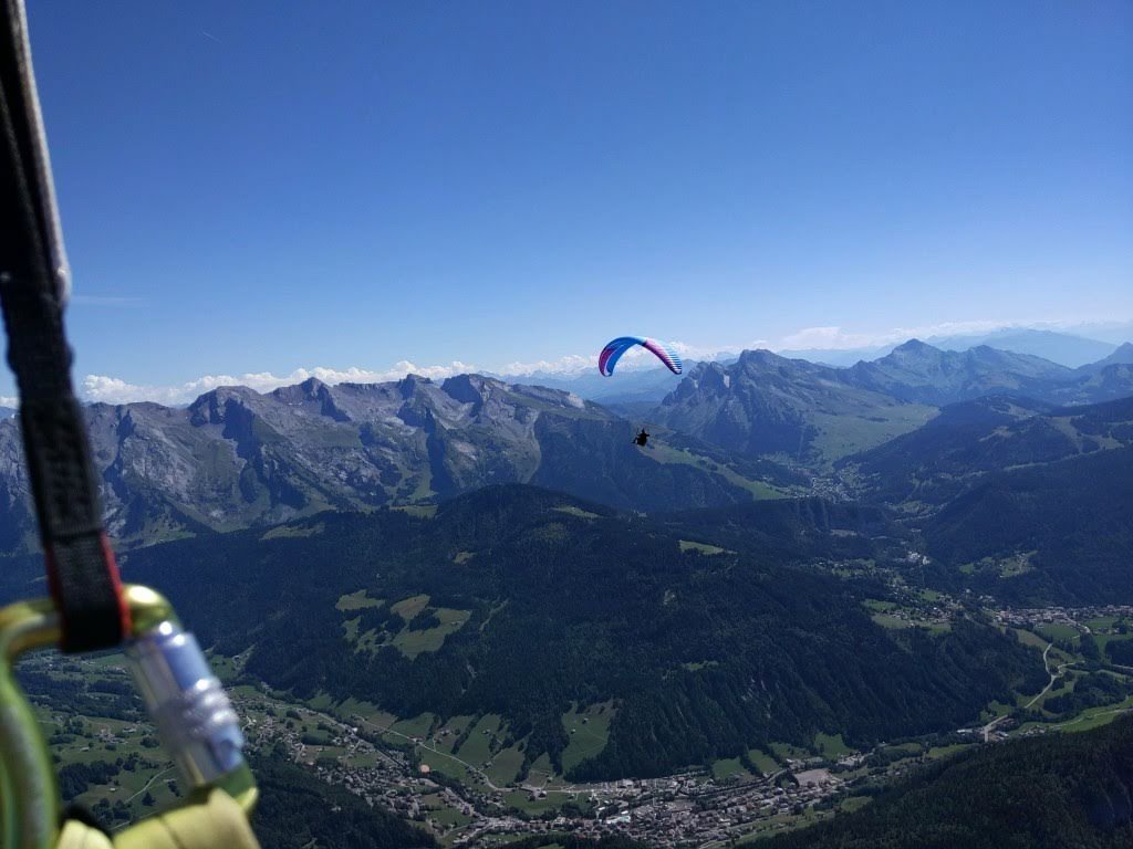 Stunning cross country paragliding flights with Sky Riders in the Alps